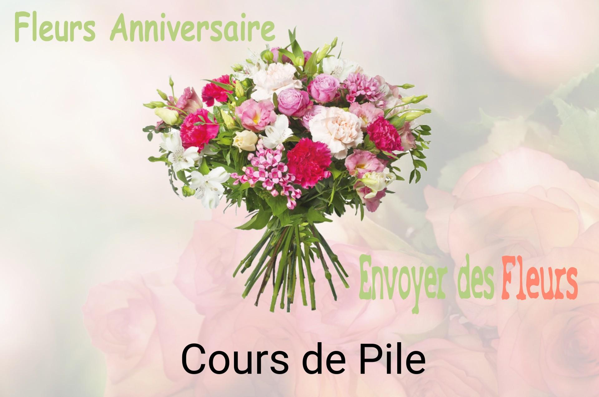 Bouquet de fleurs d’anniversaire livré à Cours-de-Pile
